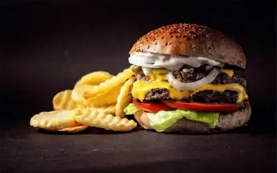 Little Burger Shop by the Sea